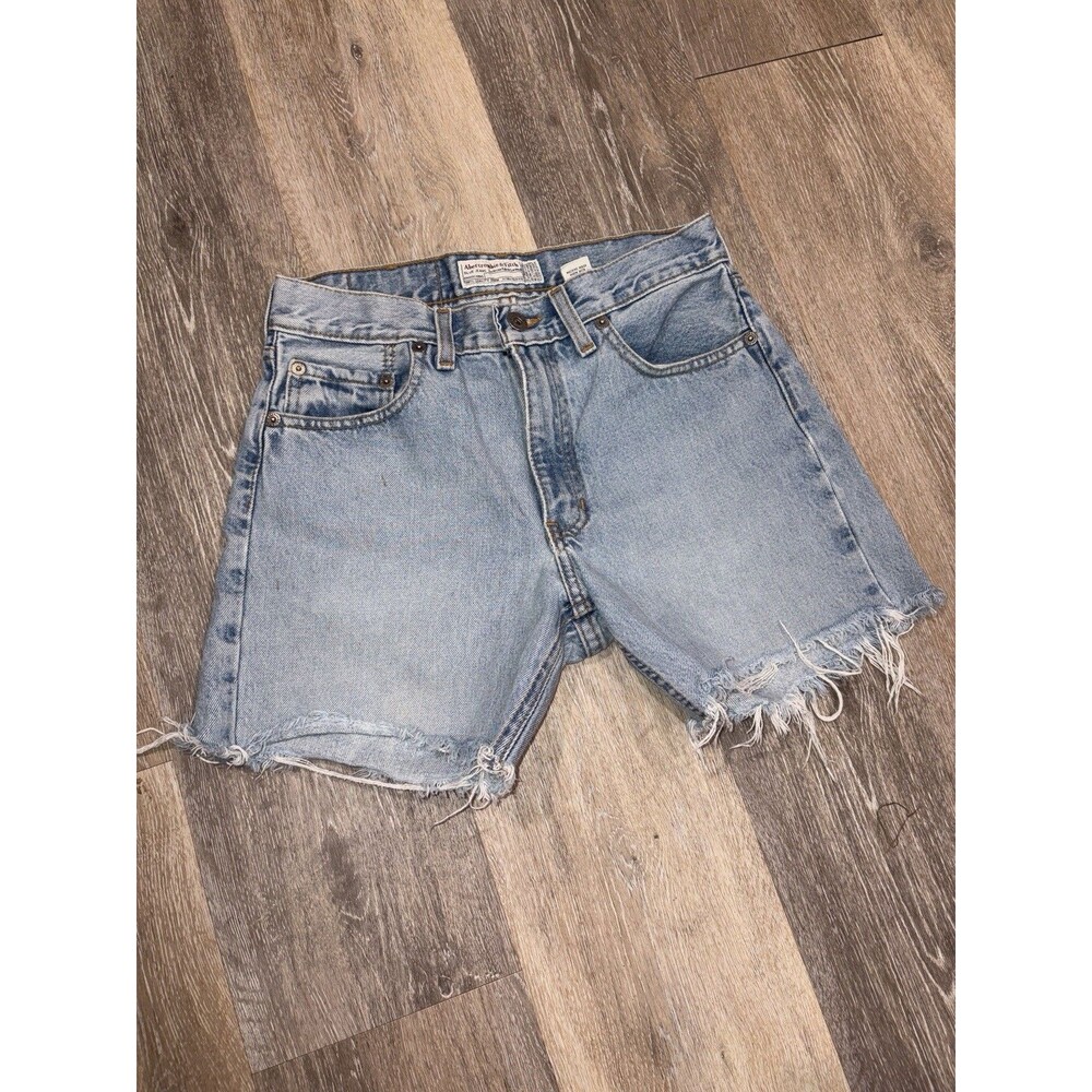 Vintage 80s/90s Abercrombie Light Wash Cutoff Denim Shorts SO FLATTERING